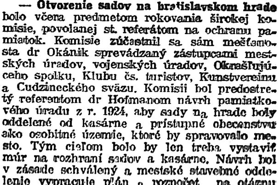Zaujímavosti zo storočných novín (16. - 22.5.1925)