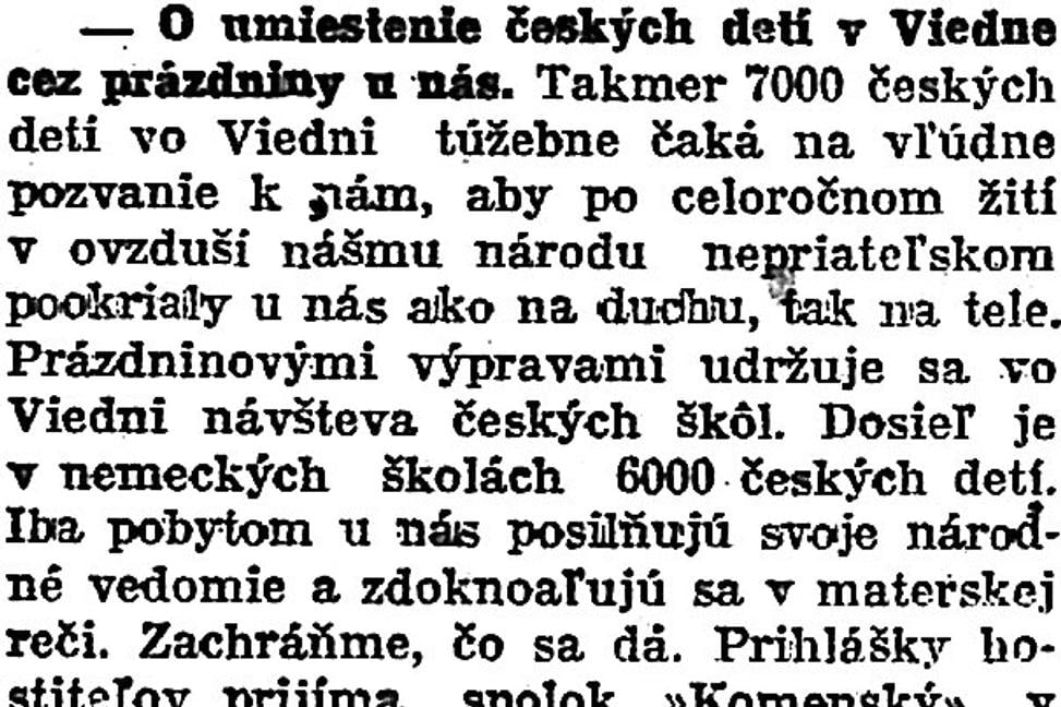 Zaujímavosti zo storočných novín (30.5. - 5.6.1925)