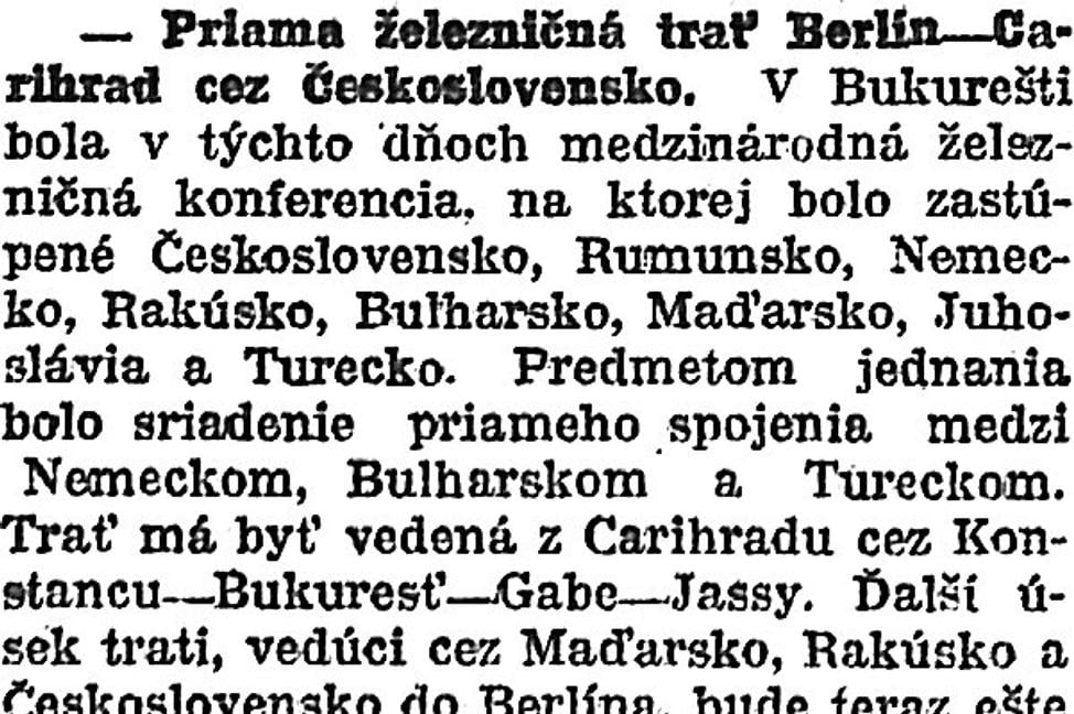 Zaujímavosti zo storočných novín (13. - 19.6.1925)