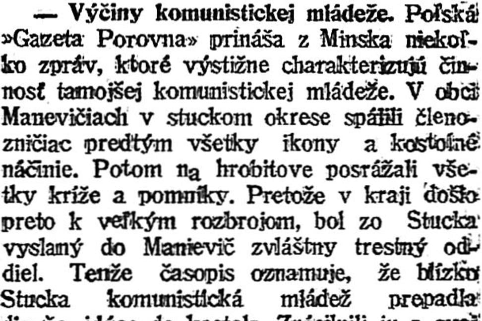 Zaujímavosti zo storočných novín (8. - 14.8.1925)
