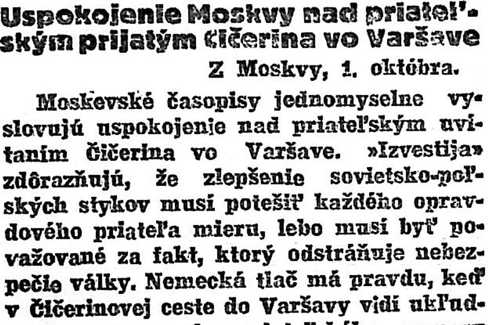 Zaujímavosti zo storočných novín (26.9. - 2.10.1925)