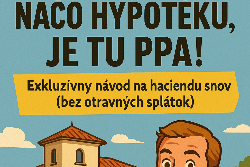 Načo hypotéku, je tu PPA! Exkluzívny návod na haciendu snov (bez otravných splátok)