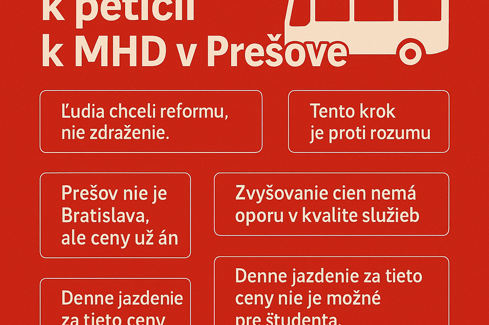 Komentáre k petícii o MHD v Prešove: Ľudia hovoria jasne
