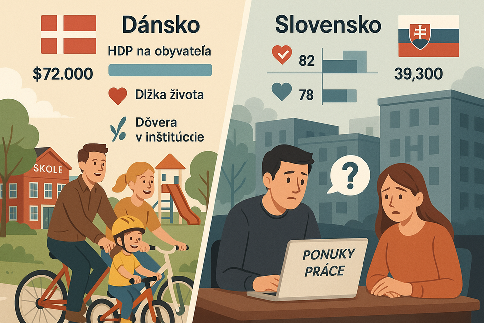 Dánsko a Slovensko: Dve Európy, dva svety spokojnosti
