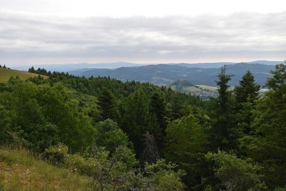 Štiavnické vrchy – Červená studňa, Paradajs, Rosniarky, Tanád