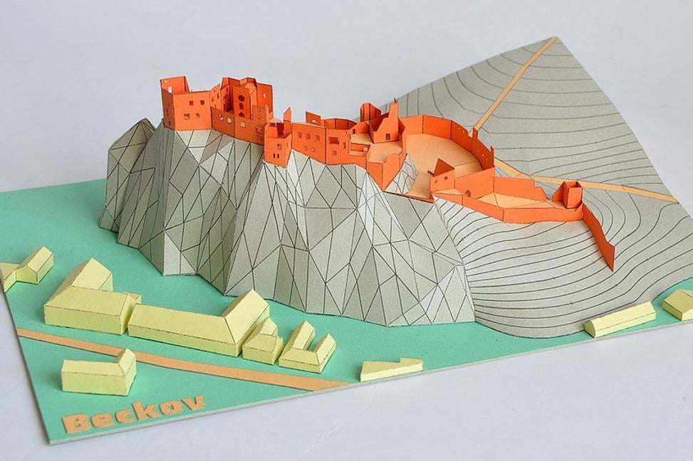 Z mojej papierovej dielne: hrad Beckov