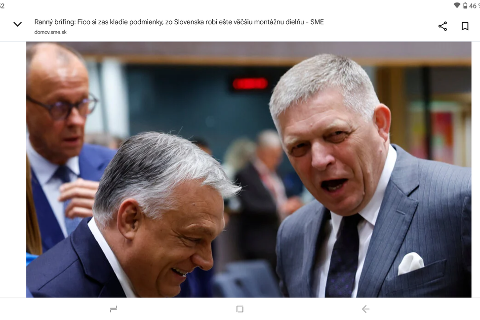 Orbán a Fico dve železné gule na nohách EU.
