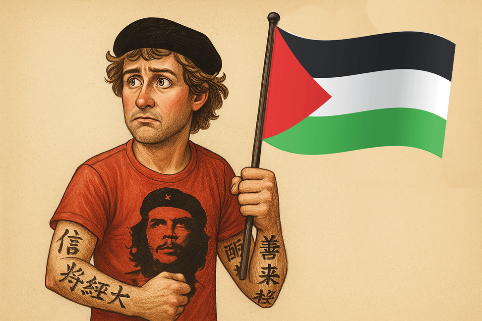 Palestínska vlajka, Che Guevara a sladkokyslé kura