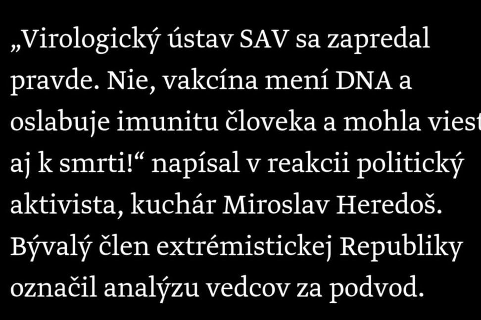 Slovenská veda: halušky s bryndzou, ortéza a analýza DNA 