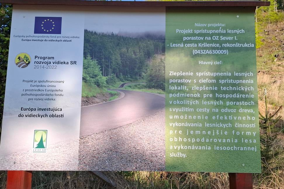 Lesy Slovenskej republiky,... a ich  „rozvoj vidieka“ .