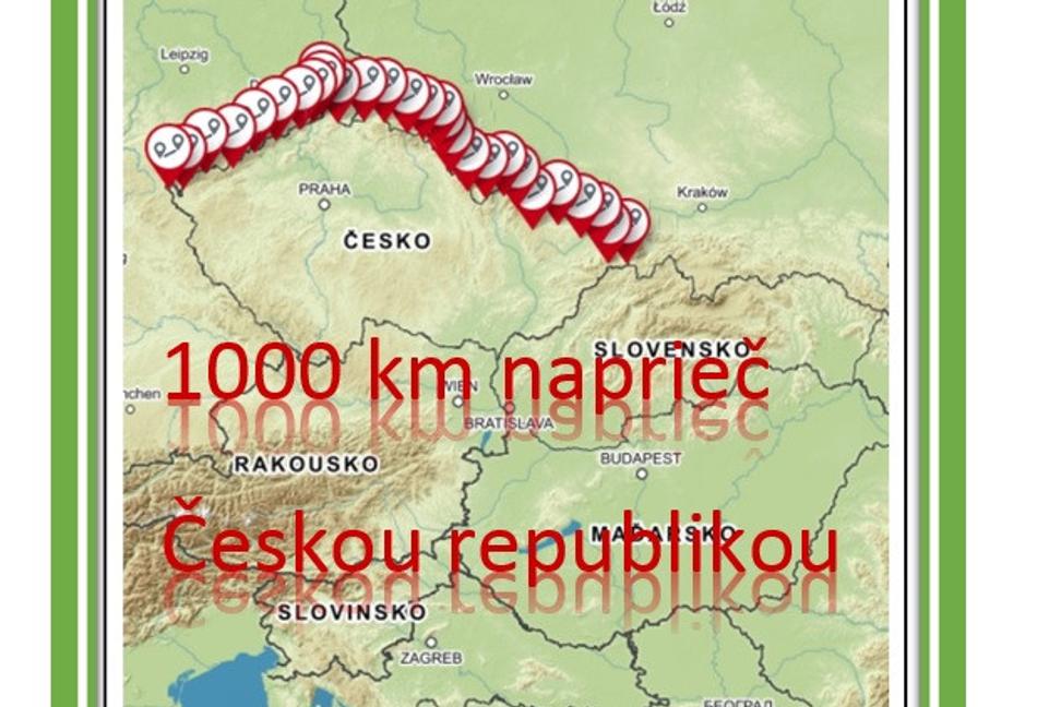 1000 km naprieč ČR. 16. časť: Naprieč pohorím Krkonôš cez Sněžku do mesta skok. mostíkov