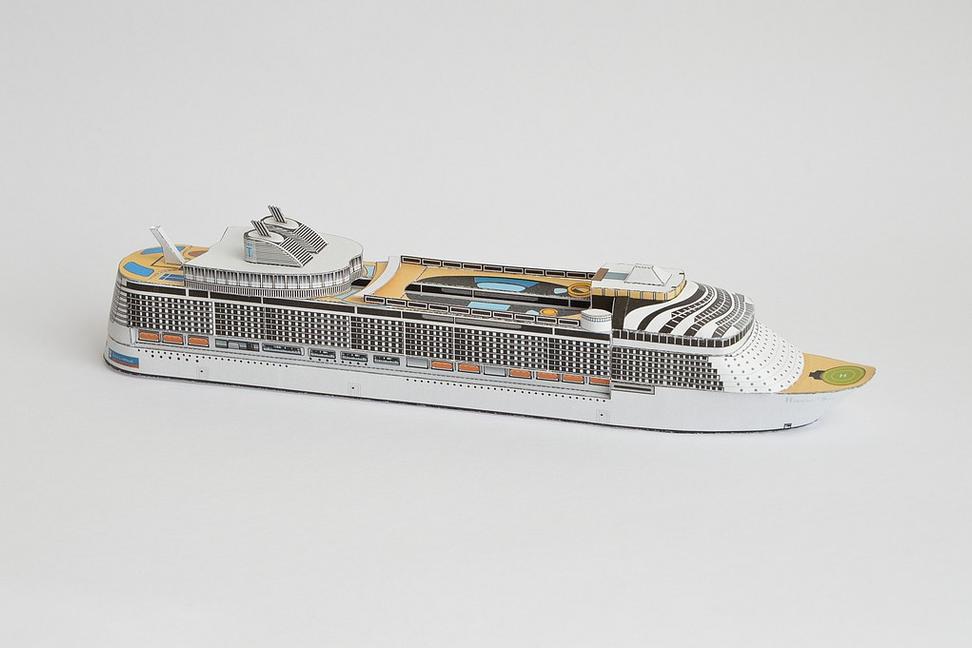 Z mojej papierovej dielne: výletná loď "Harmony of the Seas"