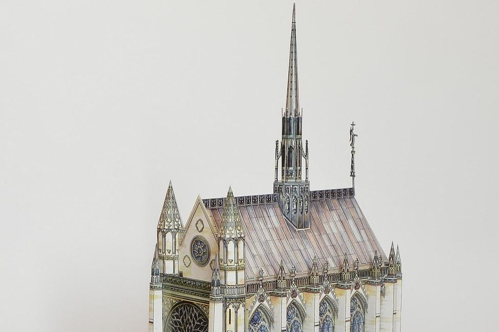 Z mojej papierovej dielne: Sainte Chapelle v Paríži