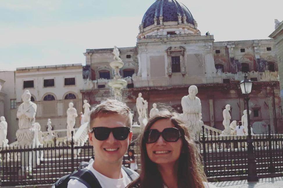 Městečko Palermo usíná