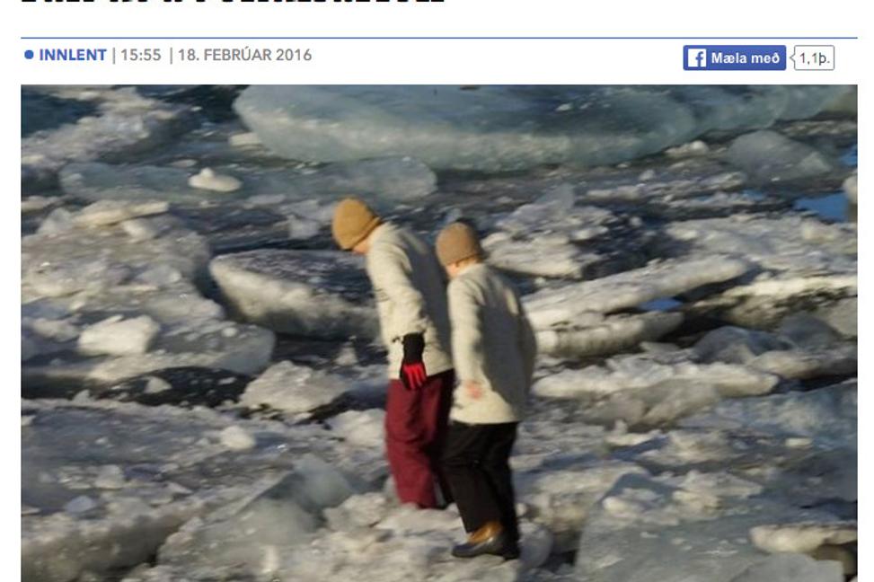 Ako sme takmer uviazli na ľadovej kryhe a dostali sa do islandských novín