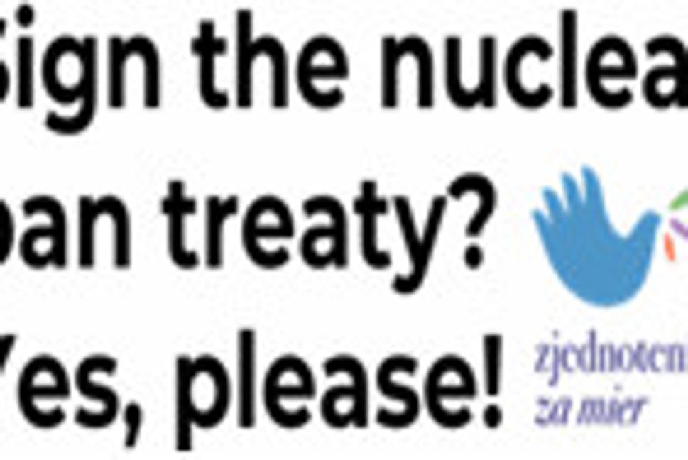 Výzva na pristúpenie Slovenskej republiky k Zmluve o zákaze jadrových zbraní