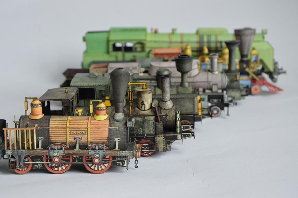 Z mojej papierovej dielne: Muzeum lokomotiv ABC mám kompletné