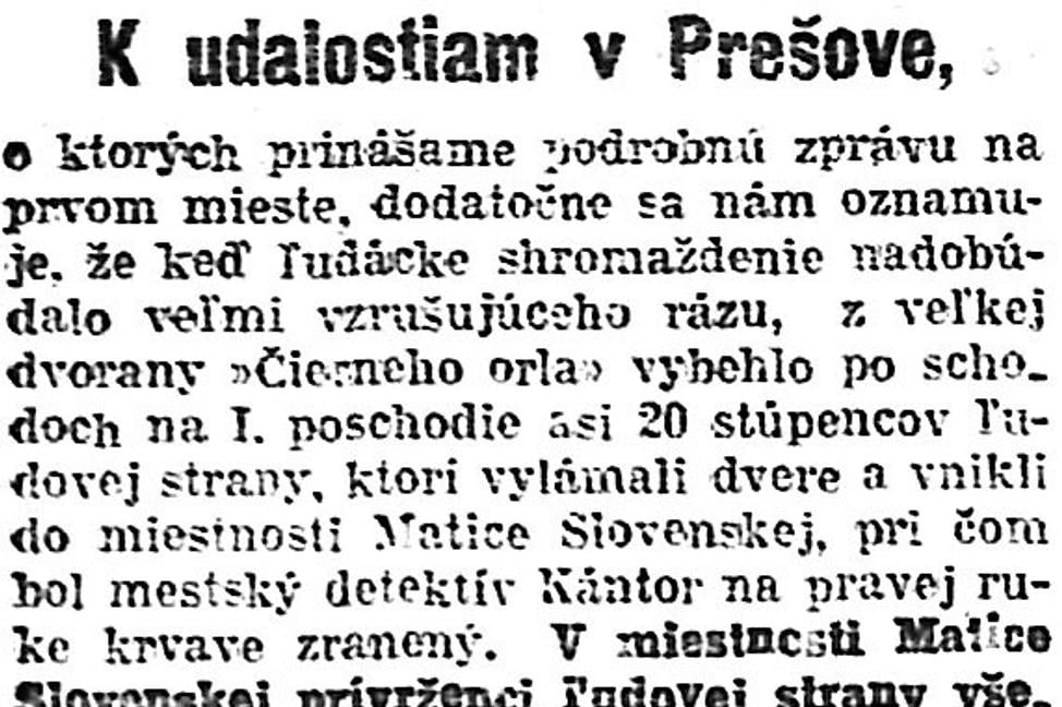 Zaujímavosti zo storočných novín (27.1. - 2.2.1923)