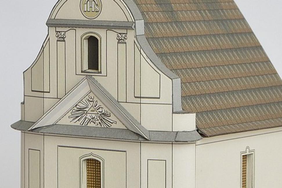 Z mojej papierovej dielne: gazdovský dom z Vlkolínca, kaplnky na Sivej Brade a v Holíči