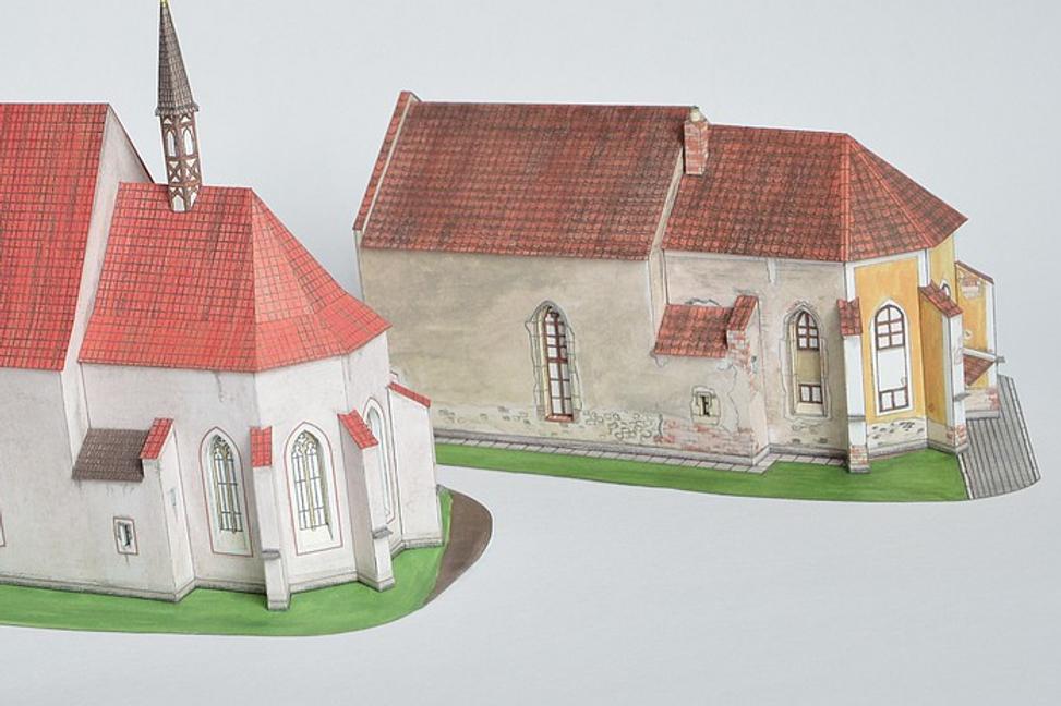 Z mojej papierovej dielne: bývalý špitálny kostol vo Švihove